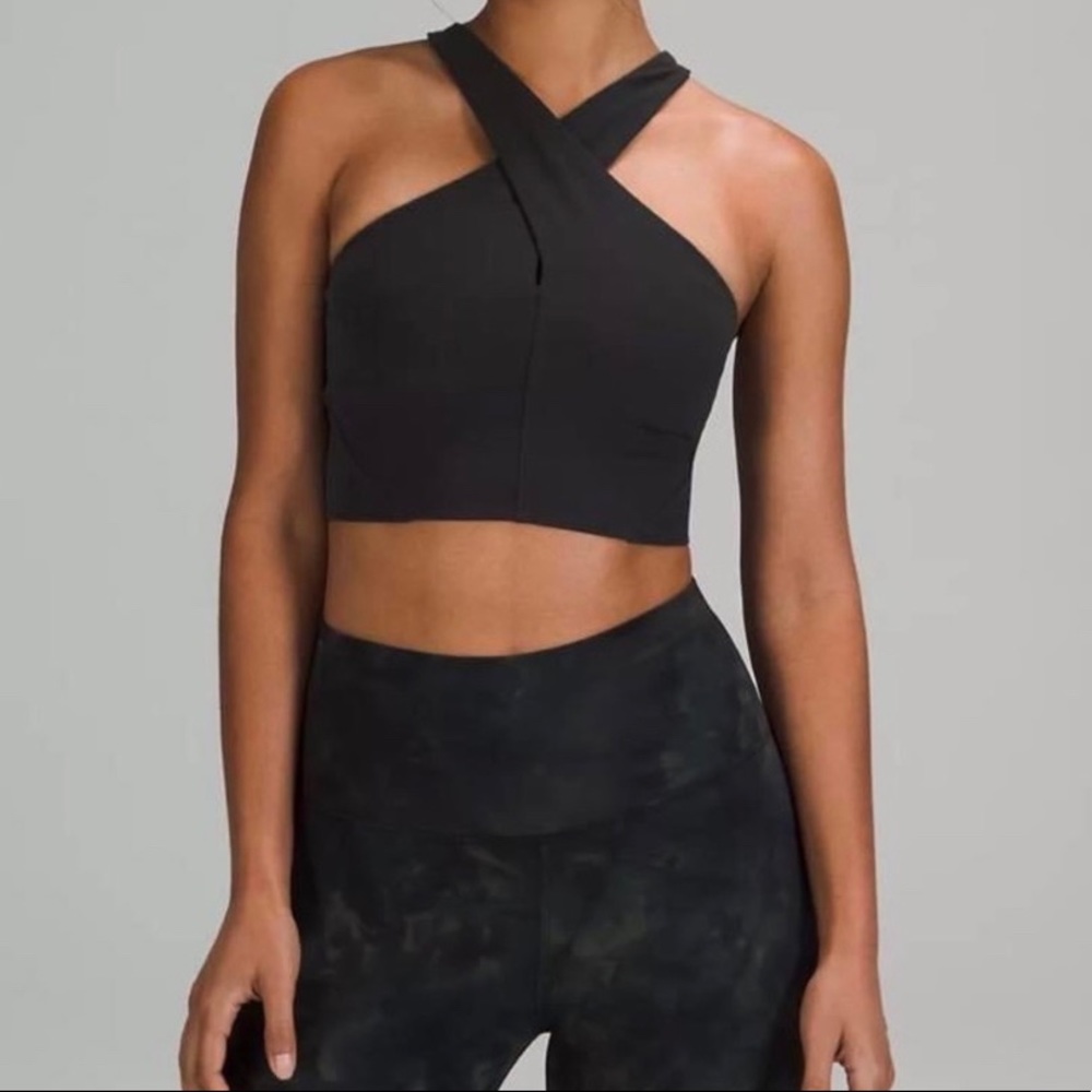 Nulu wrap front longline bra